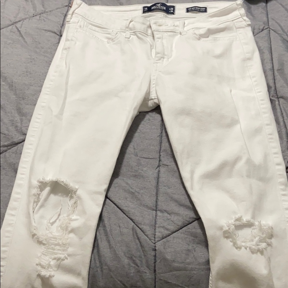 white jeans